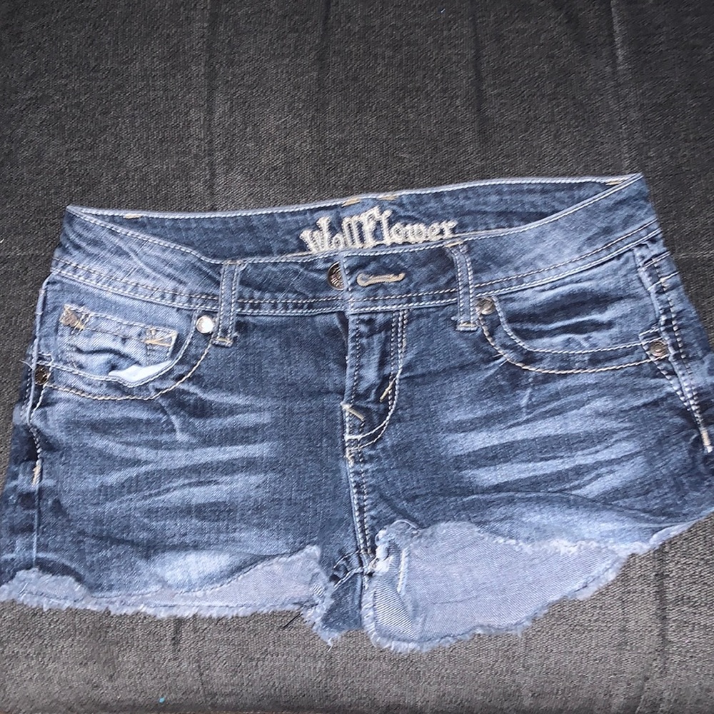 Dark blue, wallflower jean shorts